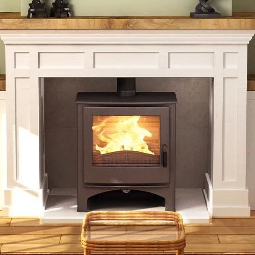 un poêle à bois moderne au look nostalgique, NORDIC FIRE - COTTAGE