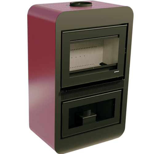UNGARO - Combo Air - Poêle bicombustible bois/pellets pour le chauffage pour bénéficier des avantages des deux combustibles