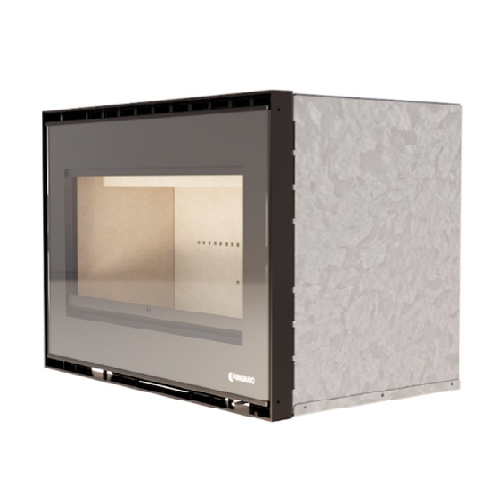 UNGARO - Inux 75 - Un insert à bois au style contemporain au rendement élevés de largeur 65 cm