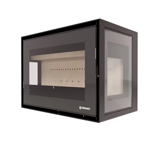 UNGARO - Inux 65 3F - Un insert à bois trois vitres au style contemporain au rendement élevés de largeur 65 cm