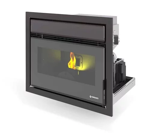 UNGARO - Gally - Insert à pellets ventilés ajustable dans votre cheminée existante