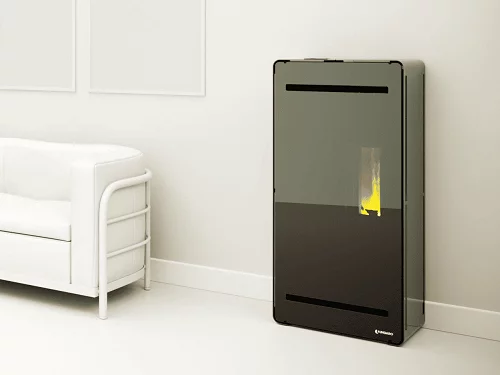 UNGARO - Zefy - Un poêle à pellet ventilé étanche compact pour sublimer votre espace de vie