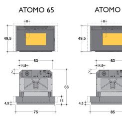 CMG Atomo 65 - 75 ou 85 (dimensions) - Ets BONNEL