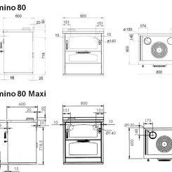 DOMINO 80 et 80 Maxi De Manincor (dimensions)- Ets Bonnel