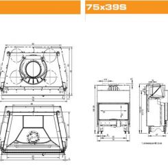 75x39K - 75x39S Austroflamm - Ets Bonnel