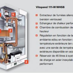 Chaudière à condensation Vitodens 111 W - VIESSMANN (Fonctionnement)