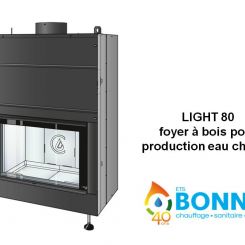 CMG LIGHT 80 cheminée chaudière bois - Ets Bonnel