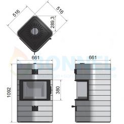 Platane Wall  WANDERS - Ets Bonnel (dimensions)