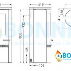 TT20 RS - Termatech Ets Bonnel - dimensions