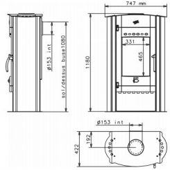 369102 Biodesign GODIN - Ets Bonnel (dimensions)