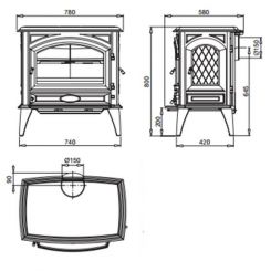 DOVRE 760 CBE (dimensions) - Ets Bonnel