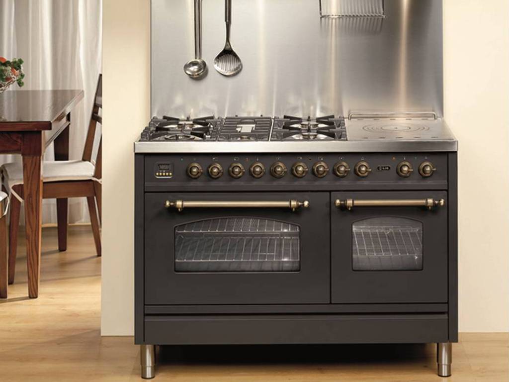 Piano de cuisson, bois, gaz et électrique 120cm prestige (Ex